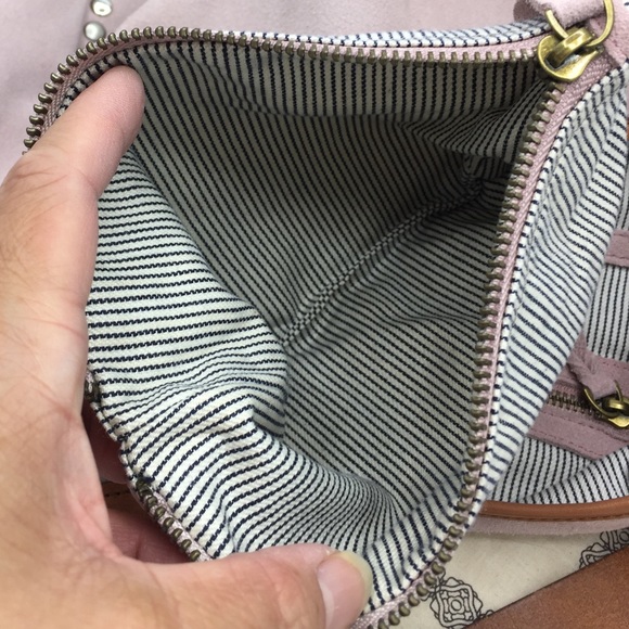 Old Trend Modern Vintage Rose Tan Suede Large Bag - Picture 6 of 15